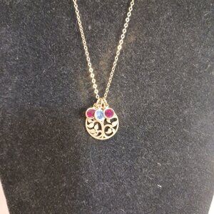 14K Gold Filled Tree of Life Charm Necklace